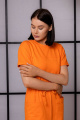Платье Romgil 841ЛФТЗ оранжевый