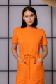 Платье Romgil 841ЛФТЗ оранжевый