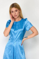 Платье Viola Style 1048 голубой_металлик