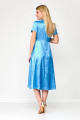 Платье Viola Style 1048 голубой_металик