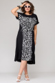 Платье EVA GRANT 7205 черно-белый