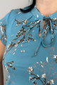 Блуза LindaLux 1-378/1 голубая_сакура