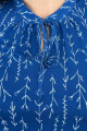 Блуза LindaLux 1-378/1 голубая_ветка