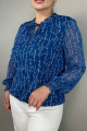 Блуза LindaLux 1-378 голубая_ветка