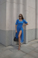 Платье THE.WOMAN 0083 синий