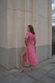 Платье THE.WOMAN 0083 розовый