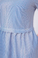 Платье Swallow 535 бело-синяя_полоска