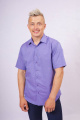 Рубашка Nadex 01-036122/203-23_170 меланж_фиолетовый