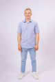 Рубашка Nadex 01-036122/329-23_170 сине-белый
