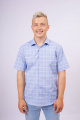 Рубашка Nadex 01-036122/429-23_170 бежево-голубой