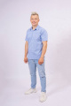 Рубашка Nadex 01-047521/307-23_170 голубо-белый