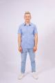 Рубашка Nadex 01-047521/307-23_170 голубо-белый