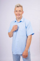 Рубашка Nadex 01-073323/211-23_182 голубой
