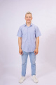 Рубашка Nadex 01-073323/329-23_170 сине-белый
