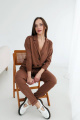 Женский костюм ULLA 3001 коричневый,черный