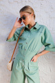 Комбинезон Amberа Style 1049 хаки-шалфей