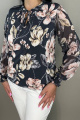 Блуза LindaLux 1-378 серый_крупный