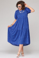 Платье EVA GRANT 7243 синий+белый