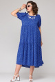 Платье EVA GRANT 7243 синий+белый
