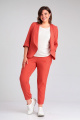 Женский костюм Liona Style 755 красно-коралловый