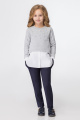 Джемпер Panda Kids 324640-134 Серо-белый