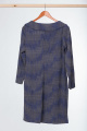 Платье Anelli 729 серый-синий