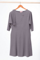 Платье Anelli 464 серый-горох