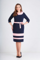 Платье Lady Line 462 синий+розовый