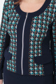 Женский костюм Anelli 105 сине-бирюзовый