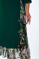 Платье Милора-стиль 758/1 зеленый+разводы
