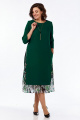 Платье Милора-стиль 758/1 зеленый+разводы