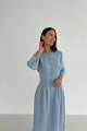 Платье FloVia 4602 голубой