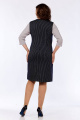 Платье Lady Style Classic 1174 темно-синий_с_серым