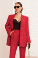 Женский костюм Lissana 4781 вишнево-красный