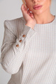 Платье Andrea Fashion 10 гусиная лапка, голубой