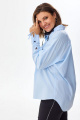 Блуза BegiModa 4066 голубой