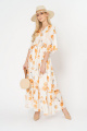 Платье Elema 5К-10763-1-170 принт_молочный