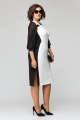 Платье EVA GRANT 7220 черно-белый