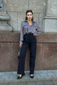 Женский костюм THE.WOMAN 0104/0090 черный_полоска