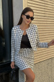 Женский костюм THE.WOMAN 0109/0108 белый-черный