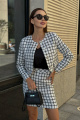 Женский костюм THE.WOMAN 0109/0108 белый-черный