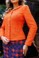 Женский костюм Мода Юрс 2593-1 оранжевый