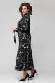 Платье EVA GRANT 7223 черный+принт