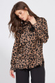 Блуза EOLA 2500 коричневый_леопард