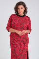 Платье Michel chic 2141 красный-леопард