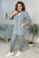 Женский костюм Rumoda 2073 серо-голубой