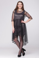 Платье LadisLine 897 черный+серый
