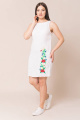 Платье Ружана 407-2 белый
