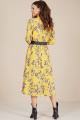 Платье Teffi Style L-1486 лимонный