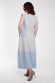 Платье Дорофея 577 серый,голубой